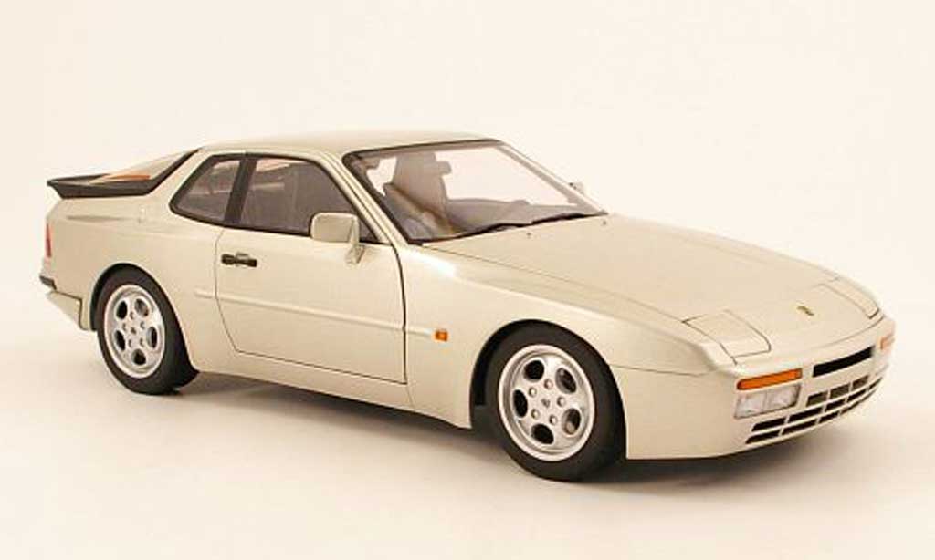 Porsche 944 1985 1/18 Autoart 1985 turbo grey metallisee diecast model cars