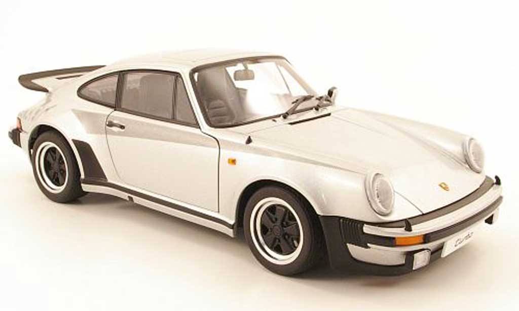 Porsche 911 Turbo 1/18 Autoart Turbo 3.0 grey allise diecast model cars