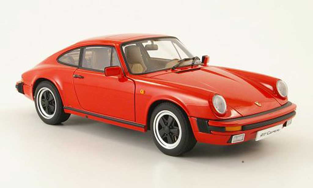 Porsche 930 3.2 1/18 Autoart 3.2 carrera red 1988 diecast model cars