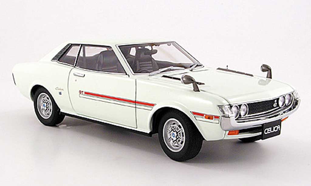Toyota Celica 1600 GT 1/18 Autoart 1600 GT (ta 22) white 1970 diecast model cars