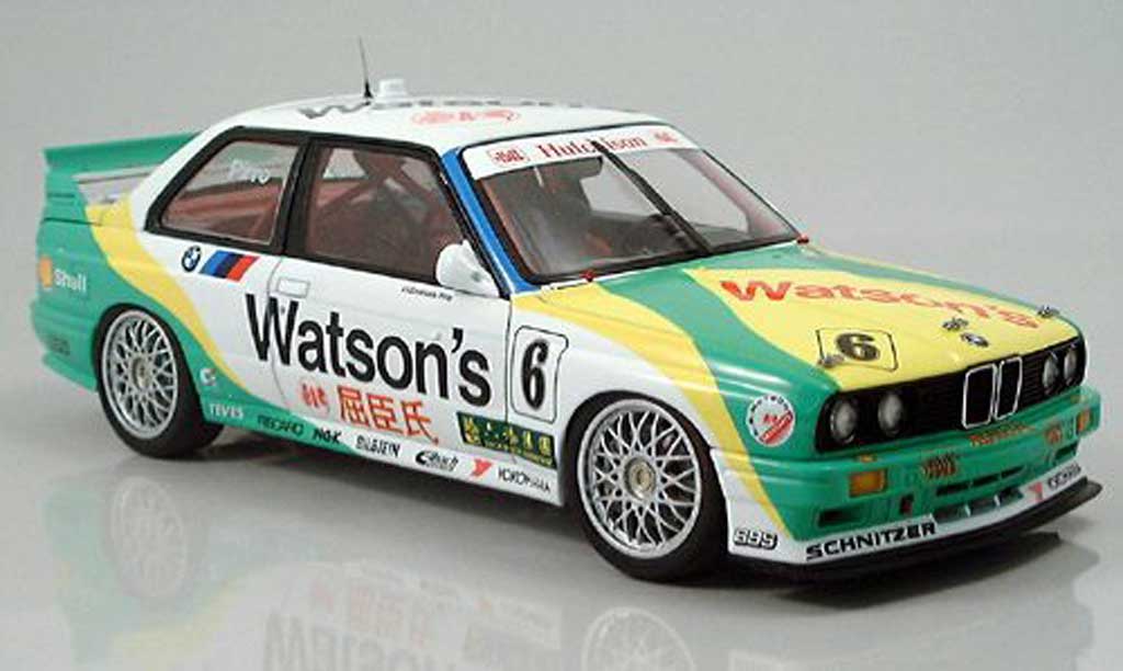 Bmw M3 E30 1/18 Autoart E30 macau pirro no. 6 1991 diecast model cars