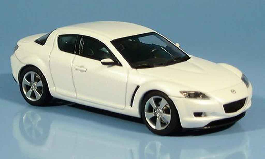 Mazda RX8 1/43 Autoart RX 8 white diecast model cars