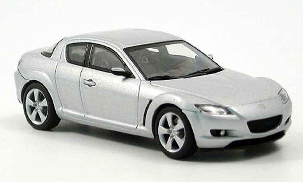 Mazda RX8 1/43 Autoart RX 8 grey metallisee diecast model cars
