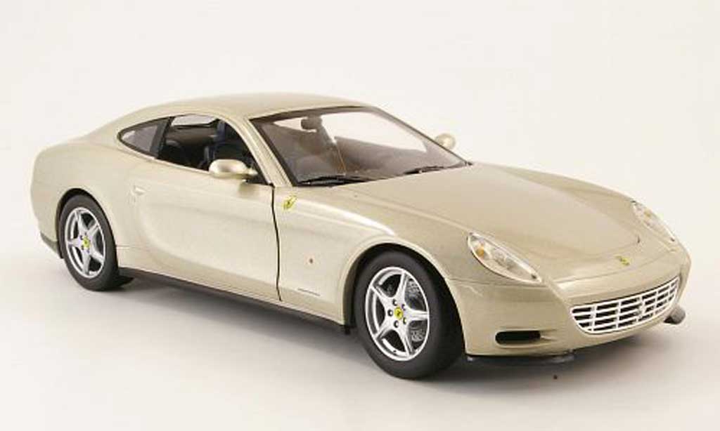 Ferrari 612 1/18 Hot Wheels scaglietti champagne diecast model cars