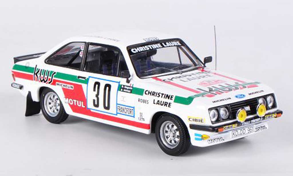 Ford Escort RS 2000 1/43 Trofeu RS 2000 MKNo.30 KWS Beguin/Ozoux Rally Monte Carlo 1979 diecast model cars
