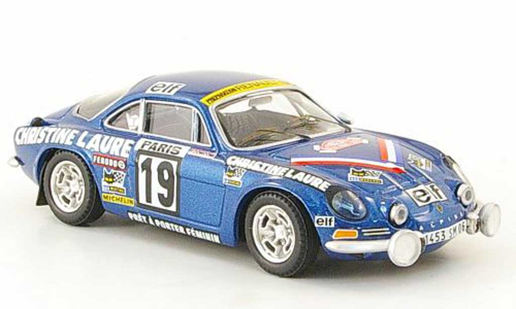 Alpine A110 1/43 Trofeu Coupe d Dames M. Mouton-Conconi diecast model cars