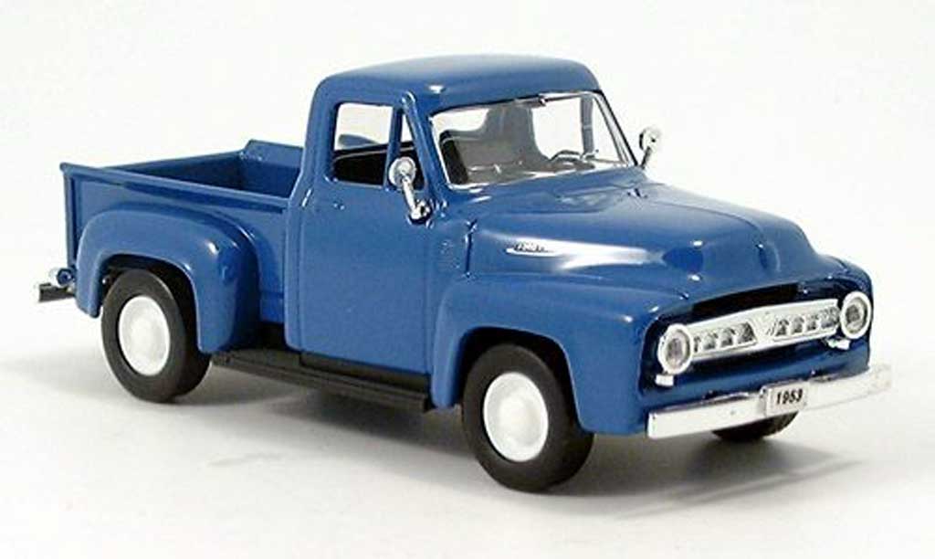 Ford F-100 1/43 Yat Ming F 100 Pick Up blue 1953 diecast model cars