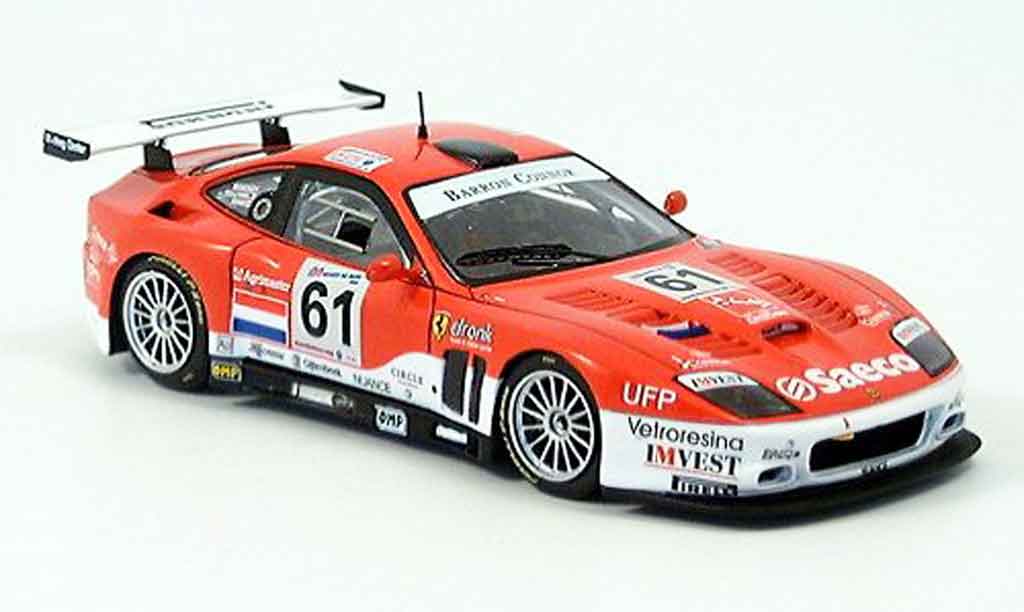 Ferrari 575 M 1/43 Red Line M maranello barron connor no. 61 lm 2004 diecast model cars