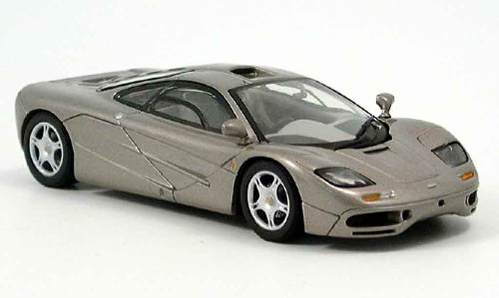 McLaren F1 1/43 Minichamps GTR platingrey diecast model cars