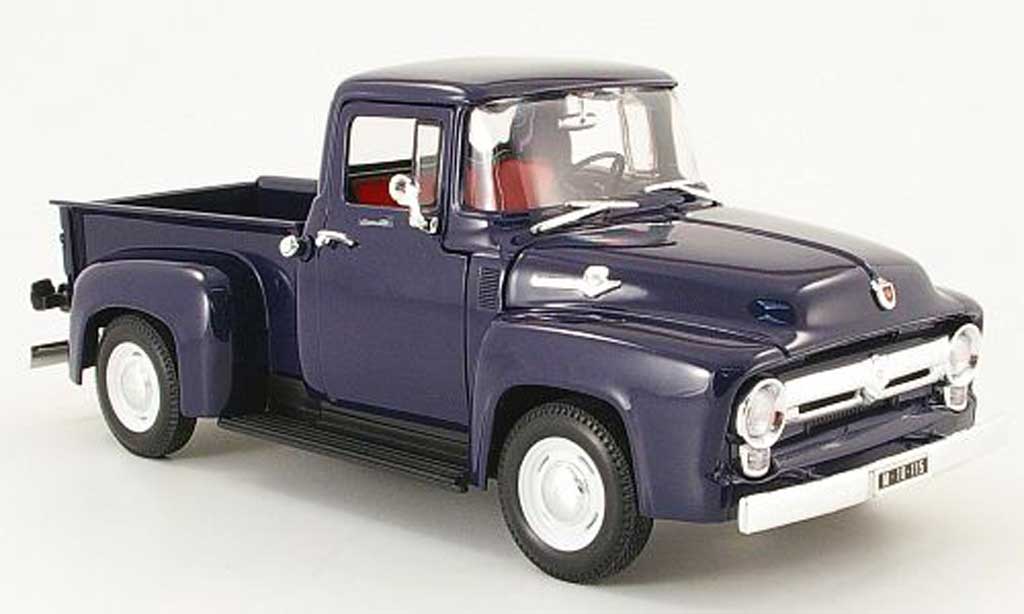 Ford F1 1/18 Welly 00 pick up blue 1956 diecast model cars