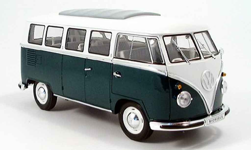 Volkswagen Combi 1/18 Spark bus grun/white 1962 diecast model cars