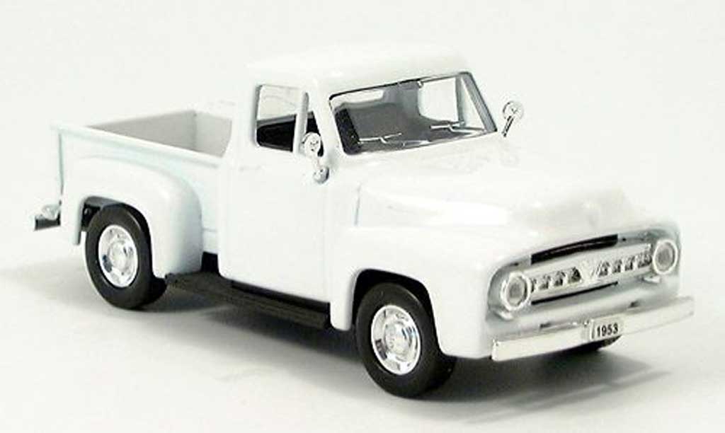 Ford F-100 1/43 Yat Ming F 100 Pick Up white 1953 diecast model cars