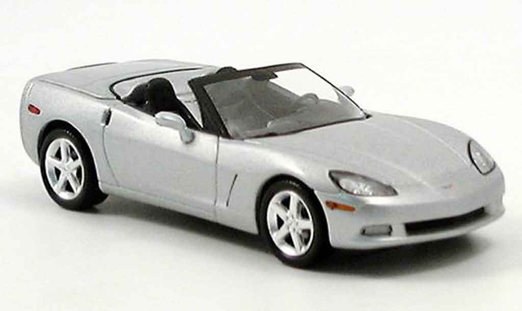 Chevrolet Corvette C5 1/43 Norev C5 convertible/cabriolet grey metallisee 2004 diecast model cars