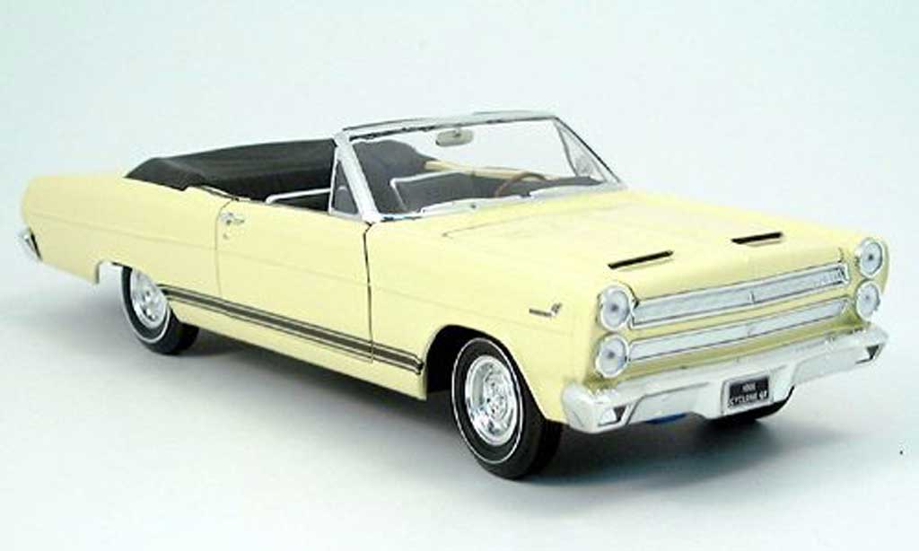 Mercury Cyclone 1/18 Yat Ming yellow 1966 diecast model cars