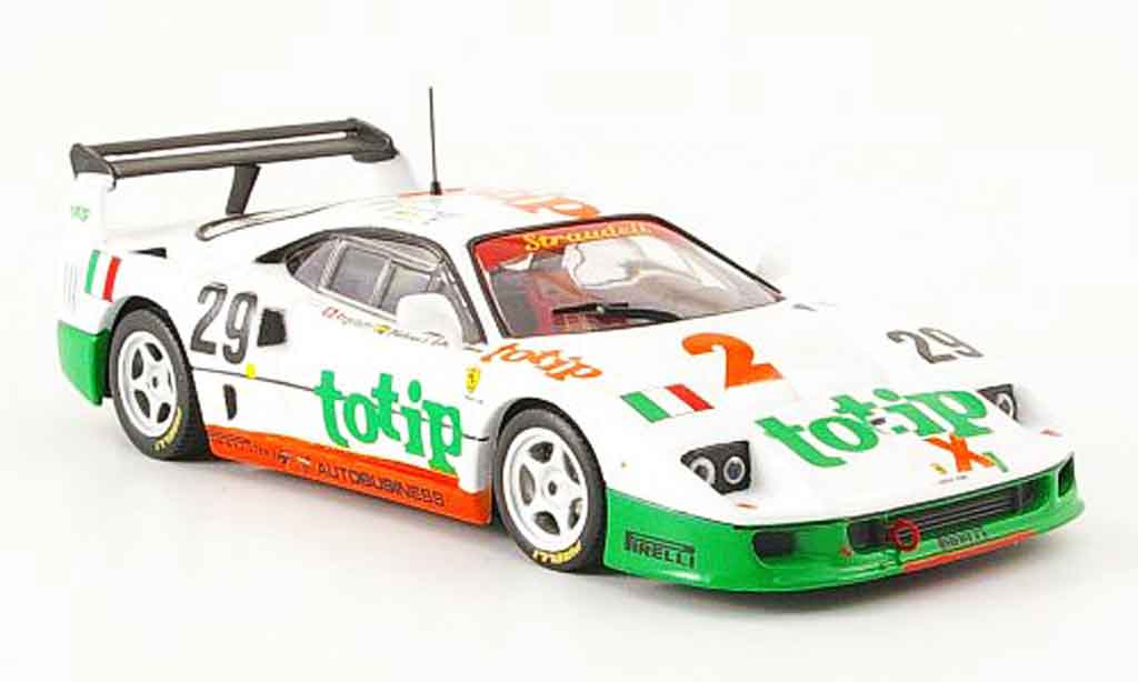Ferrari F40 LM 1/43 IXO LM racing no. 29 totip 1985 diecast model cars