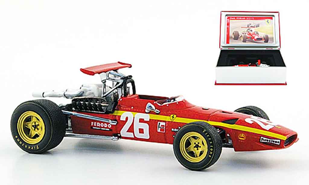 Ferrari 312 F1 1/43 IXO F1 no.26 sieger frankreich jacky ickx 1968 diecast model cars