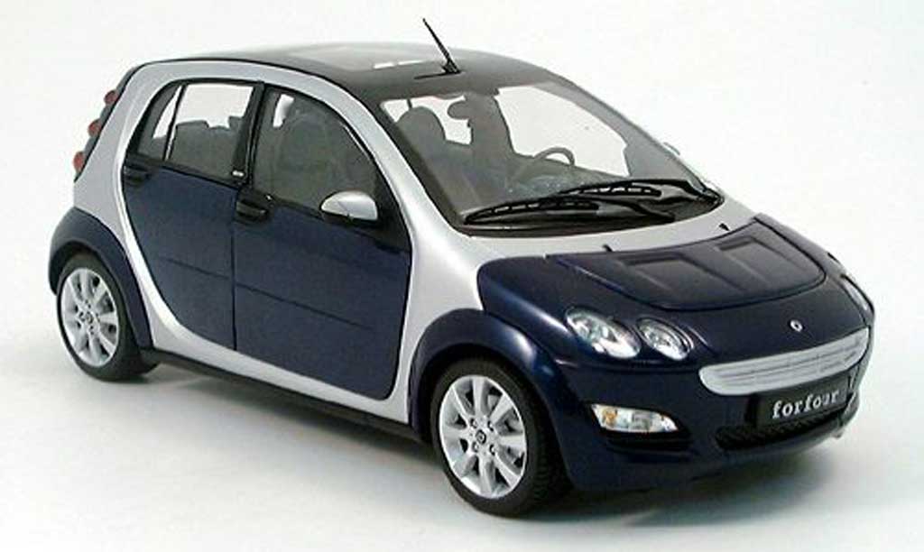 Smart ForFour 1/18 Kyosho blue/grey metallisee 2004 diecast model cars