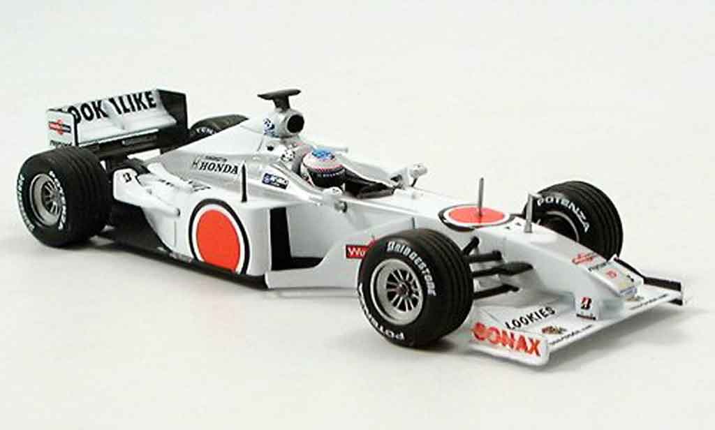 Honda F1 1/43 Minichamps BAR 002 T. Sato 1. Test Barcelona 2000 diecast model cars