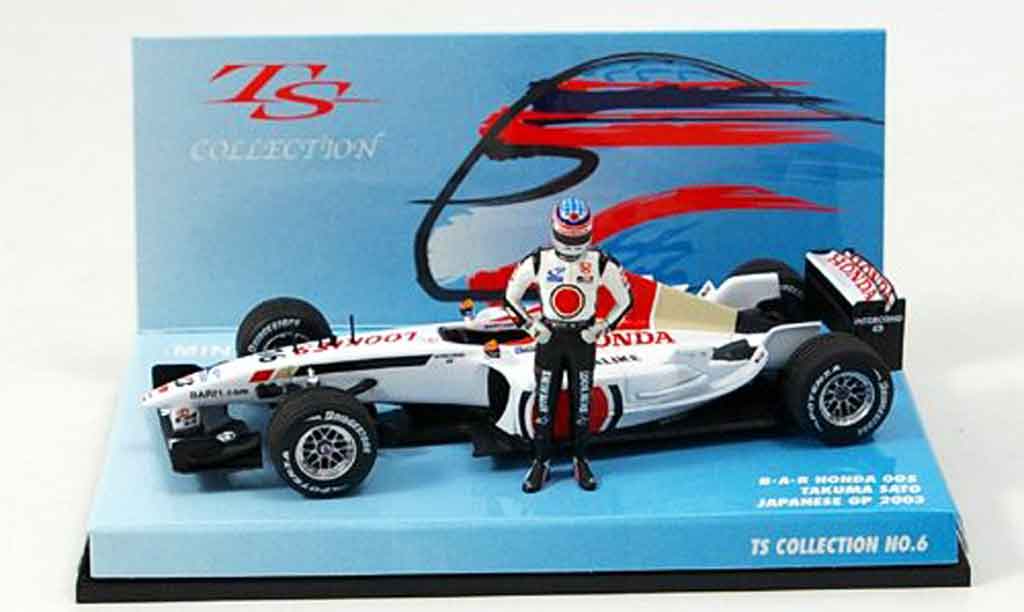 Honda F1 1/43 Minichamps BAR 005 T. Sato GP Japan 2002 diecast model cars