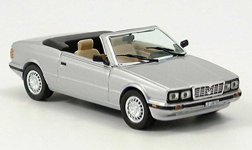 Maserati Biturbo 1/43 IXO Spyder grey 1985 diecast model cars