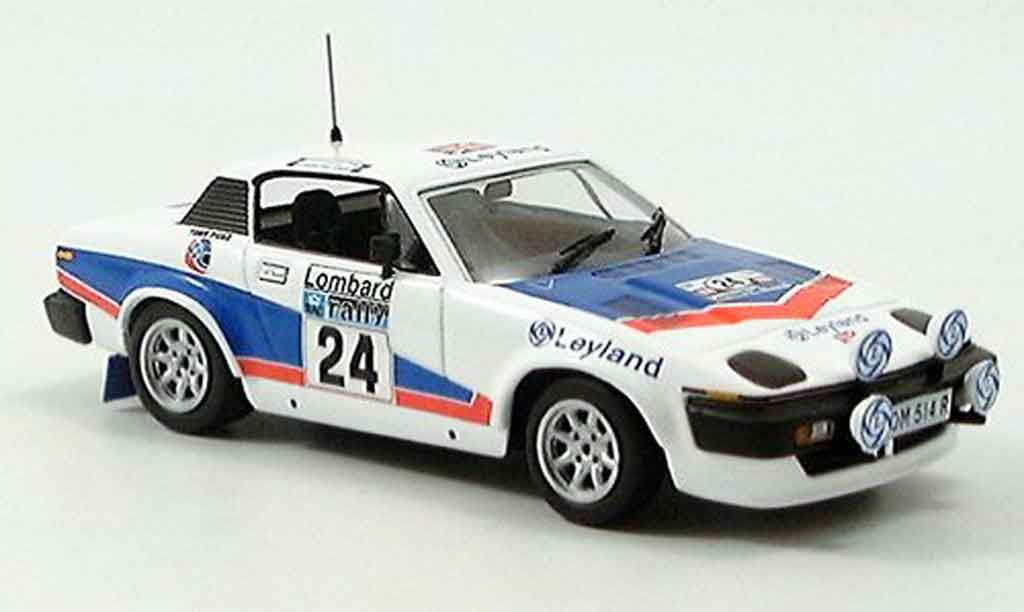 Triumph TR7 1977 1/43 IXO 1977 No.24 Pond Gallagher RAC Rally diecast model cars