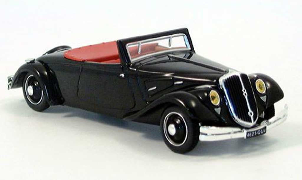 Citroen Traction 22 1/43 Norev 22 CV cabriolet black diecast model cars