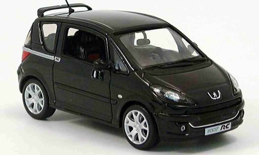 Peugeot 1007 1/43 Norev rc black 2004 diecast model cars