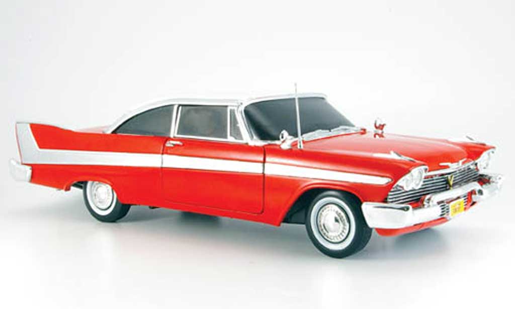 Plymouth Fury 1/18 Ertl red/white christine 1958 diecast model cars