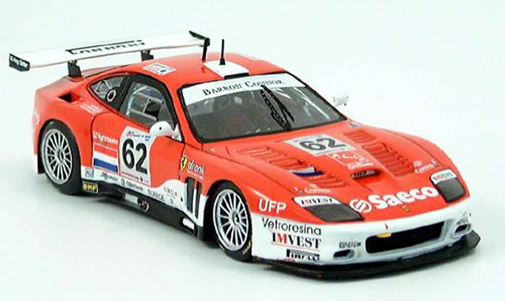 Ferrari 575 GTC 1/43 Red Line GTC no.62 hezemans le mans 2004 diecast model cars