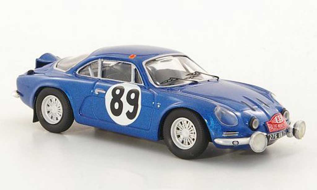 Alpine A110 1/43 Trofeu 1600 S No.89 Vinatier / Jacob Rally Monte Carlo 1968 diecast model cars