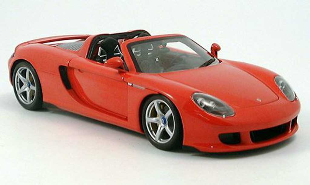 Porsche Carrera GT 1/18 Minichamps red 2003 diecast model cars