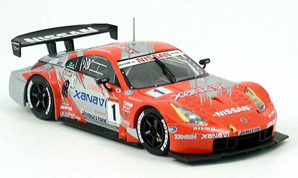 Nissan 350Z 1/43 Ebbro JGTC Z JGTC 500 Xanavi Malaysiam No. 1 2004 diecast model cars