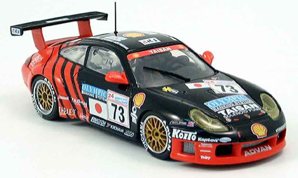 Porsche 996 GT3 1/43 Ebbro GT3 R LM Taysan No. 73 diecast model cars