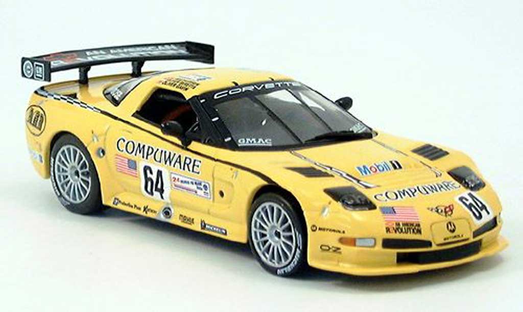 Chevrolet Corvette C5 1/43 IXO C5 CR-5No. 64 Gavin-Beretta-Magnussen LM 2004 diecast model cars