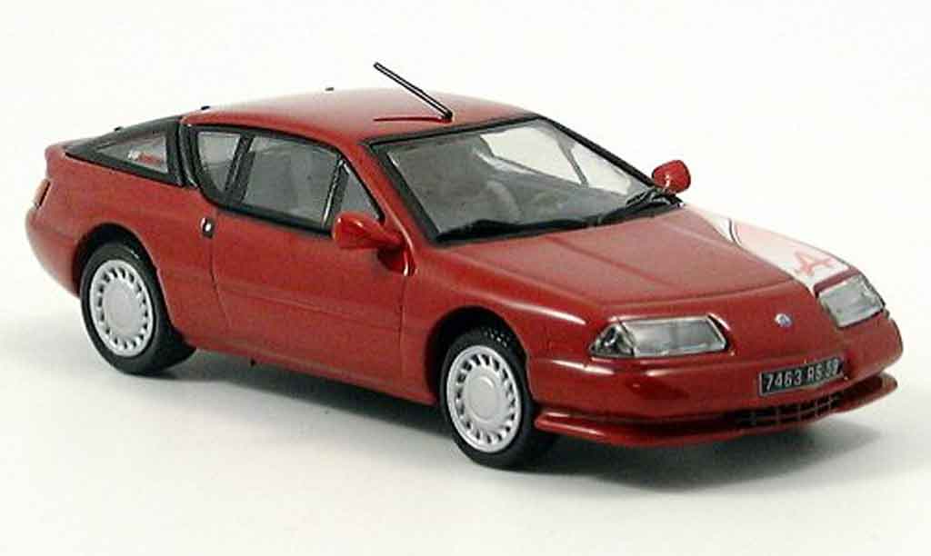 Alpine GTA V6 GT 1/43 Norev V6 GT red 1990 diecast model cars