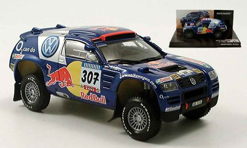 Volkswagen Touareg 1/43 Minichamps rallye dakar saby perin 2005 diecast model cars