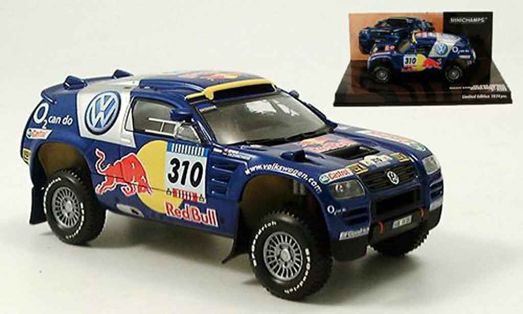 Volkswagen Touareg 1/43 Minichamps rallye dakar kleinschmidt pons 2005 diecast model cars