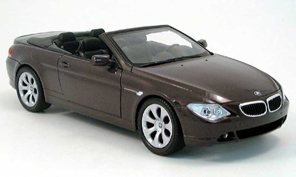 Bmw 645 E64 1/18 Welly E64 ci cabriolet red 2004 diecast model cars