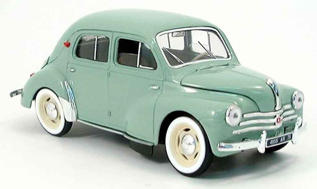 Renault 4CV 1/18 Solido grey 1954 diecast model cars