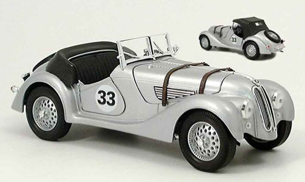 Bmw 328 1940 1/18 Yat Ming 1940 no.33 grey diecast model cars