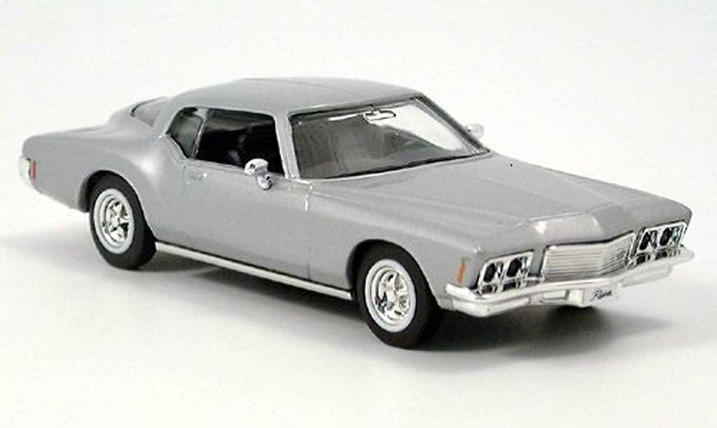Buick Riviera 1971 1/43 Yat Ming 1971 GS grey diecast model cars