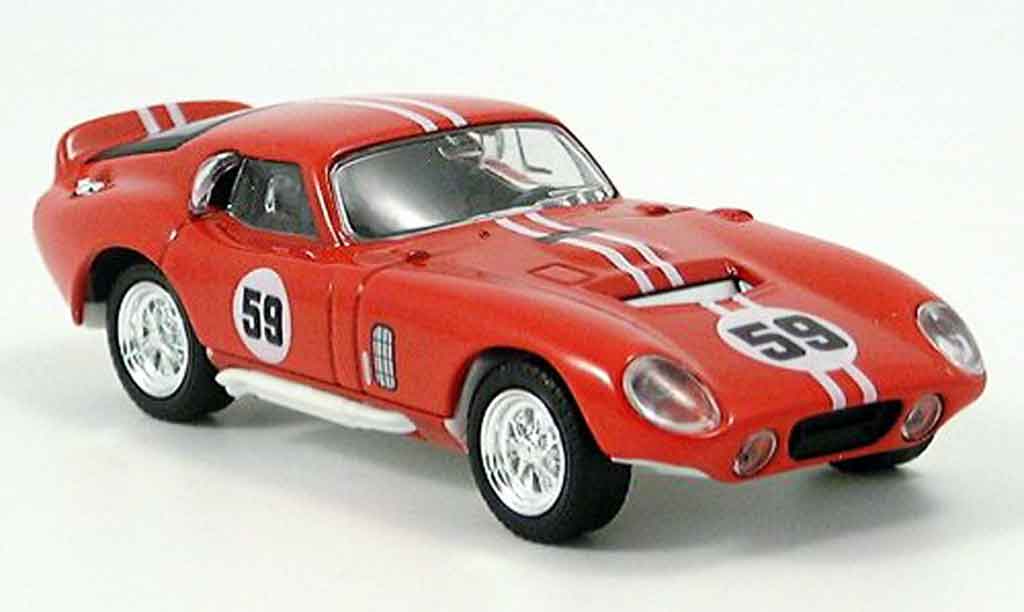 Shelby Cobra Daytona 1/43 Yat Ming Daytona Coupe No.59 red 1965 diecast model cars