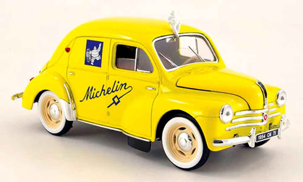 Renault 4CV 1/18 Solido michelin 1954 diecast model cars