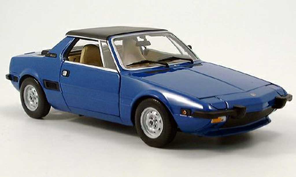 Fiat X 1/9 1/18 Minichamps blue 1972 diecast model cars