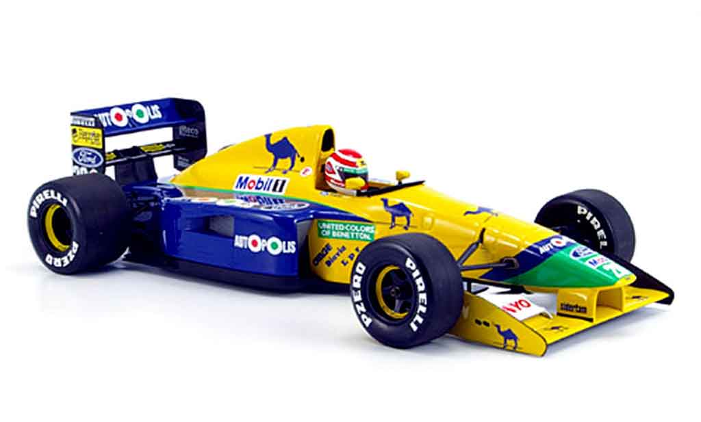 Ford F1 1991 1/18 Minichamps 1991 benetton b 191 n. piquet diecast model cars