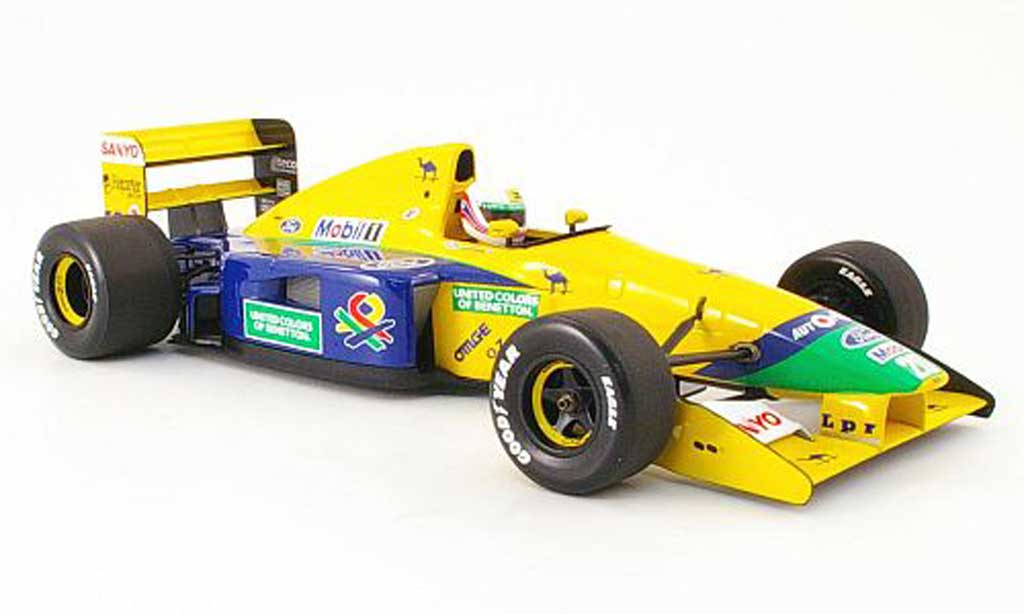 Ford F1 1992 1/18 Minichamps 1992 benetton b 191 b m. brundle diecast model cars