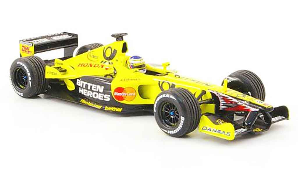 Honda F1 1/43 Minichamps Jordan Mugen EJ 11 Trulli 2001 diecast model cars