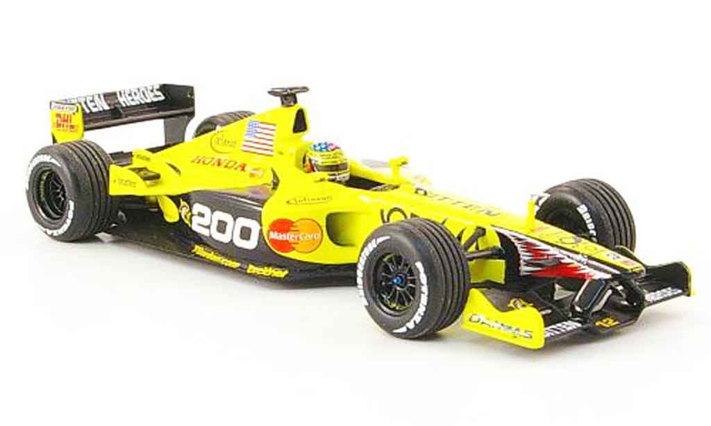 Honda F1 1/43 Minichamps Jordan Mugen EJ 11 Alesi 200. GP 2001 diecast model cars