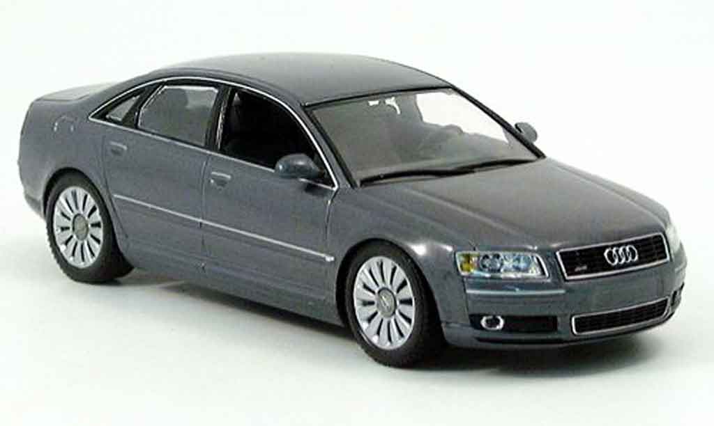 Audi A8 1/43 Minichamps grey 2002 diecast model cars