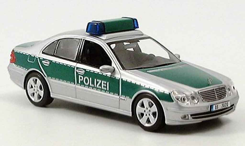 Mercedes Classe E 1/43 Minichamps police 2004 diecast model cars